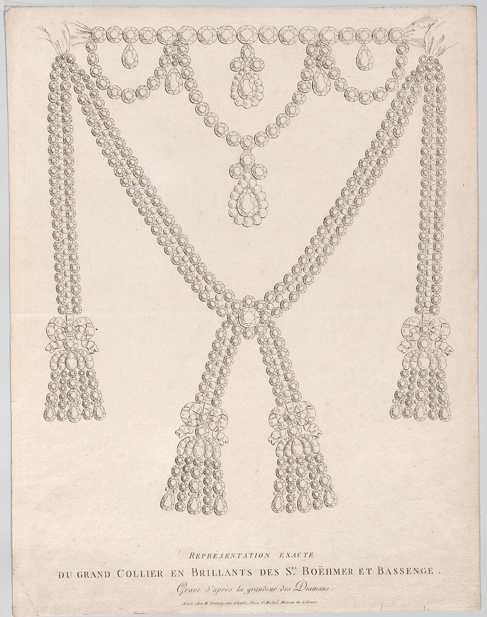 Sketch of exact representation of the diamond necklace (Public Domain)